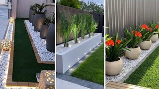 232 Decoraciones creativas con PIEDRAS BLANCAS PARA JARDIN  Ideas de jardin piedras blancas [upl. by Anuayek132]