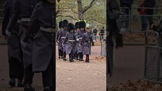 Poppy on the bridle gurkha soldiers Clarence House royalkingsguards [upl. by Akilegna]