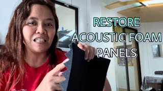 HOW TO RESTORE ACOUSTIC FOAM PANELS [upl. by Hux]