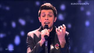 Aram MP3  Not Alone Armenia LIVE Eurovision Song Contest 2014 Grand Final [upl. by Rehteh]