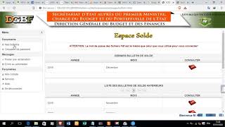 Comment consulter bulletin de solde [upl. by Dey698]