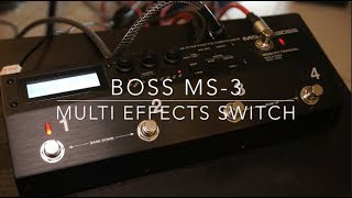 BOSS MS3  Metal Acoustic  and some effects [upl. by Calista]