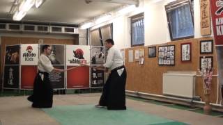 kumi tachi ken no ri 22 TUTORIAL Aikido advanced weapon technique 組太刀 [upl. by Nnalyrehs592]