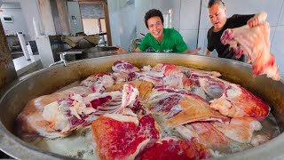 Extreme Chinese Food  JACUZZI MUTTON in Xi’an China [upl. by Gambrell939]