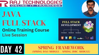 Day 42  Java Full Stack Online Training Course Live  18th June 2024 [upl. by Najib]