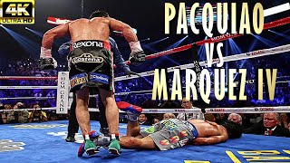 Manny Pacquiao vs Juan Manuel Marquez IV  BRUTAL KNOCKOUT  Highlights Boxing Fight  4K Ultra HD [upl. by Ruffin]