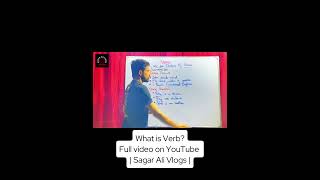 Verb in Anglo English Lecture 07  Sagar Ali Vlogs shortvideo shorts [upl. by Atisusej120]