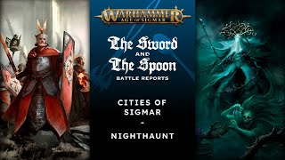 Cities of Sigmar vs Nighthaunt  4th Edition Age of Sigmar Battle Report games aos [upl. by Millda271]