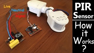 PIR Motion Sensor  How to connect How it Works [upl. by Latsryc491]