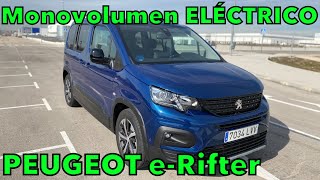 Peugeot eRifter 2022 la REVOLUCIÓN DE LOS MONOVOLÚMENES ELÉCTRICOS Review prueba y opinión MOTORK [upl. by Ahteral]