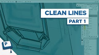 Clean Photoshop Linework Pt 1 [upl. by Mcgaw]