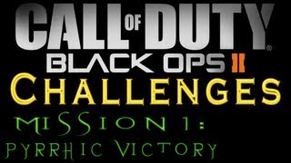 Black Ops 2 Mission 1  Pyrrhic Victory All Challenges Walkthrough HD [upl. by Truk]