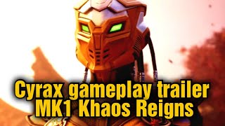 Cyrax Mortal Kombat 1 gameplay trailer reaction [upl. by Higinbotham]