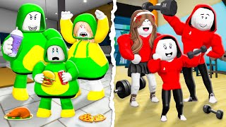 STRONG JJ Family vs FAT Mikey Family  Maizen Roblox  ROBLOX Brookhaven 🏡RP  FUNNY MOMENTS [upl. by Alael]