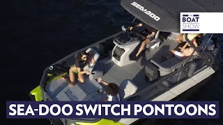 SEADOO Switch Pontoons seen at MIBS 2024  The Boat Show [upl. by Eagle]