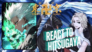 Tokyo revengers react to takemichi as hitsugaya toshiro  ichigo kurosaki  Bleach  Gacha life [upl. by Leiand]