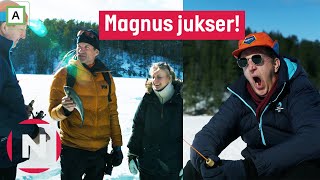 Magnus tar med matbutikkfisk på fisketur  Praktisk info med Jon Almaas  TVNorge [upl. by Samoht784]