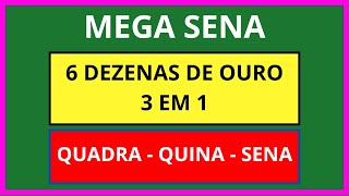 🔴 Mega Sena  6 Dezenas de Ouro [upl. by Serrell]