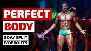 Worlds Most Perfect Body  5 Day Workout Split [upl. by Divine]