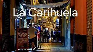 🇪🇸 La Carihuela Torremolinos Mainstreet at night Walkingvideo TravelwithHugoF lacarihuela [upl. by Anneis]