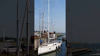 🛥️ Vlissingen Netherlands🇳🇱 Sluicebox TravelwithHugoF boatlock sluicebox sluice sluis [upl. by Yazbak]