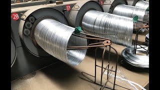 Hot dip galvanized wire production process and technology How to produce hot dip galvanized wire） [upl. by Anerec14]