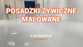 Posadzki żywiczne malowane cienkowarstwowe  technologia cena realizacje [upl. by Nicolle]