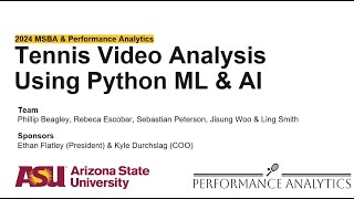 Performance Analytics  Tennis Match Video Analysis Using Python ML amp AI [upl. by Blythe721]