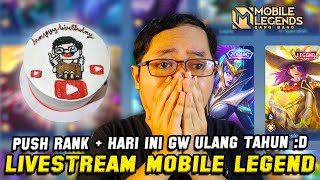 🔴 LIVE PUSH RANK  GW ULTAH NIH HARI INI❗ SOLO amp MABAR BASMI DARK SYSTEM❗ LIVE STREAM MOBILE LEGENDS [upl. by Apollo]