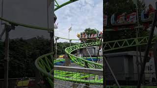 Speedy achterbahn familycoaster herbstkirmes emsdetten 2024 funfair kirmes [upl. by Odie]