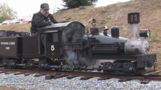 15quot gauge live steam Shay at Hillcrest amp Wahtoke Railroad [upl. by Golightly]