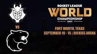 G2 Stride vs FURIA  Final Day  Rocket League World Championship 2024 [upl. by Weinreb983]