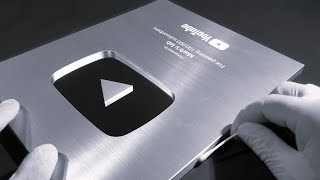 Unpacking the Silver Play Button and testing for nickel [upl. by Chrisman]