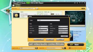 How to rip dvd to mkv free with clonedvd free dvd to mkv ripper [upl. by Orel]