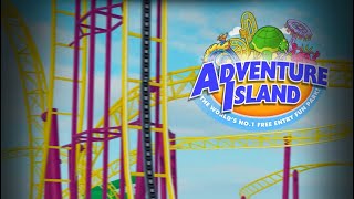 Adventure Island Roblox  April 11th Advertisement  New rides [upl. by Torrlow786]