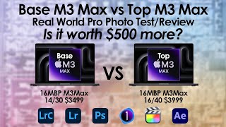 Top M3 Max vs Base M3 Max 16quot MacBook Pro is the max worth 500 more [upl. by Talbot522]