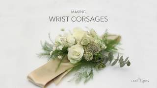 How to make a Wrist Corsage  DIY Wedding Flowers [upl. by Amund]