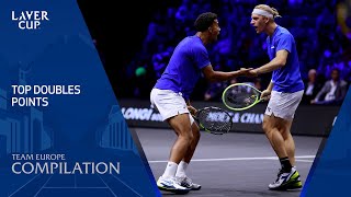 Team Europe Doubles  Top Points  Laver Cup 2023 [upl. by Alabaster]