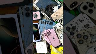 i found iPhone 1213141516 in landfill foundphone smartphone destroyedphone iphone16promax [upl. by Kendra800]