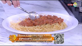 ESPAGUETI A LA BOLOGNESA CREMA DE ELOTE Y REQUESÓNESFERAS NADIDEÑAS LA COCINA DE DÍA A DÍA [upl. by Crist]