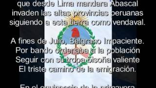 Versión Oficial del Himno al Éxodo Jujeño  Orquestación y Arreglo Pablo Di Mario [upl. by Alessig]