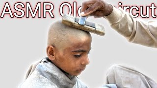 ASMR Fast hair Cutting With Barber Old part 3 [upl. by Einnov]