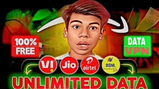 VPN UNLIMITED DATA 🔥  FREE DATE 😱viralvideo [upl. by Anis]