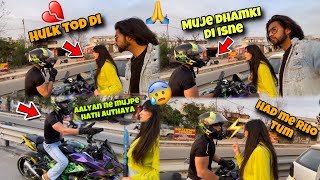 again aalyanvlogs1299 ne wohi kar diya😱hulk total loss Kawasaki h2r [upl. by Etom]