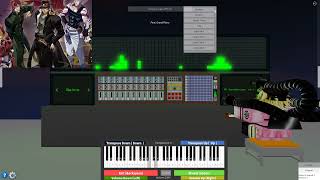 OST Stardust Crusaders World Track 19  Travelers Who Rest  Roblox Piano [upl. by Louisa]