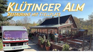 Deutschland mit Wohnmobil Bergisches Land Stellplatz am Restaurant Jausenstation Klütinger Alm [upl. by Einnaf50]