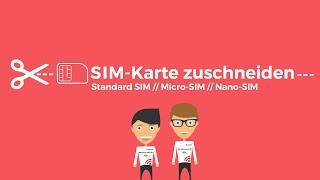 SIM Karte zuschneiden mit der SIM Karten Schablone [upl. by Tugman]