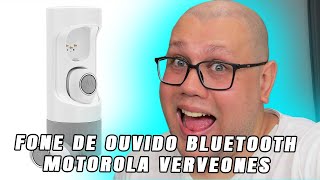 Fone de Ouvido Bluetooth motorola VerveOnes Music Edition Cinza e Branco motorola [upl. by Buchbinder]