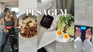 DIÁRIO DA DIETA  SEMANA DE PESAGEM E EMAGRECI 12kg [upl. by Antonietta]