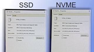 NVME vs SSD Copy Files [upl. by Sheehan740]